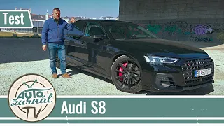 Nové 2022 Audi S8 (V8/571 k): Biznis raketa so sci-fi podvozkom