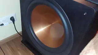 Klipsch r115sw in action