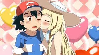 Ash X Lillie Pokémon [AMV] Treat you Better [aureliashipping]💗