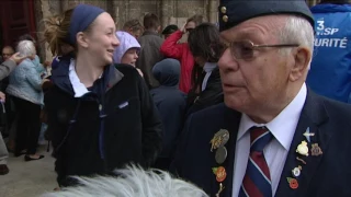 A Bayeux, les vétérans briatnniques rendent hommage à leurs frères d'arme