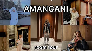 Amangani Hotel Tour ❄️ My first time in Jackson Hole, Wyoming ☃️
