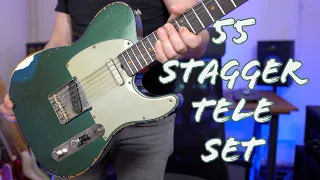 Micky McCrystal Demonstrates the Bare Knuckle Pickups BlackGuard Tele Series '55 Stagger set.