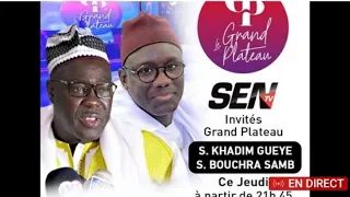 En direct 🛑 : Grand Plateau Spécial Serigne Touba Ak Serigne khadim guey ak serigne Bouchra Samb