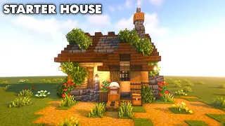 THE PERFECT Starter House In Minecraft! 🏡 [Tutorial]