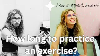 Enough or not enough?🤔 How to know when you can stop practicing a certain exercise?