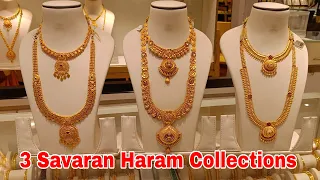 3 Savaran Haram Collections | Gold Wedding Jewellery Collections | Sree Kumaran Thangamaligai