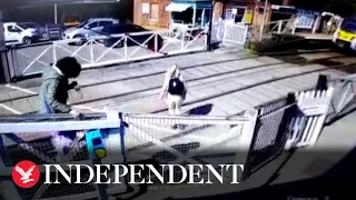 Pedestrians in near miss with train at level crossing after jumping locked barriers