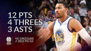 Otto Porter Jr 12 pts 4 threes 3 asts vs Grizzlies 2022 PO G4