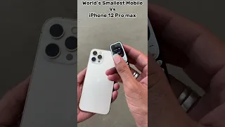 World’s Smallest Mobile VS IPhone 12 Pro Max #android #mobile #device