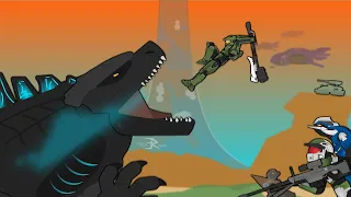 What if Godzilla was in Halo? (Godzilla StickNodes Animation)