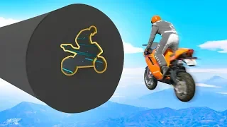 GREATEST Bike Skill Test Challenge EVER MADE! (GTA 5 Funny Moments)