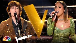 Berritt Haynes vs. Kaitlyn Velez | Coldplay's "Yellow" | The Voice Battles 2021