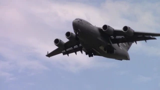 NY Airshow-USAF-C-17 Globemaster-Demo-2017