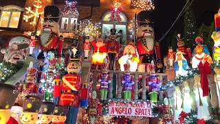 [4K]🇺🇸NYC Christmas Walk🎄Dyker Heights Christmas Lights Walking Tour🎅🌟Brooklyn. Dec. 2021