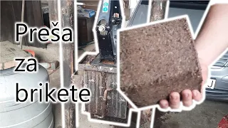 Preša za brikete od piljevine (sawdust briquette press)