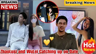 Breaking News: Chinese Paparazzi Expose Zhao Lusi and Wu Lei's Secret Love Affair!.🥹😱
