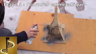 How to make the Eiffel Tower with wooden stick | Special Eiffel Tower of Valentine's Day