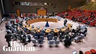 UN security council convenes again to vote on Gaza motion – watch live