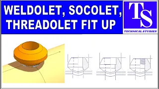 PIPING - WELDOLET, SOCOLET, THREADOLET FIT UP TUTORIAL FOR BEGINNERS Pipe fit up tutorials