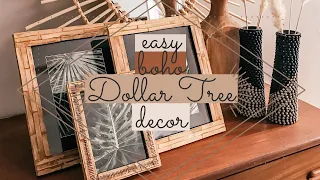 BOHO decor using DOLLAR TREE materials