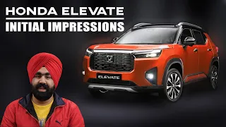 HONDA ELEVATE 2023 Initial Impressions | Better Than Creta? | Spare Wheel