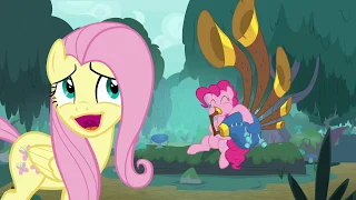 Fluttershy finds Pinkie playing the Yovidaphone - Yakity-Sax