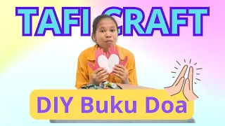 DIY Buku Doa | Tafi Craft | Kerajinan Kesenian Untuk Sekolah Minggu