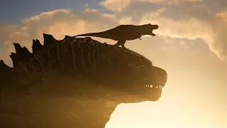 T-Rex witnesses Supermassive Godzilla 90 Million Years Ago