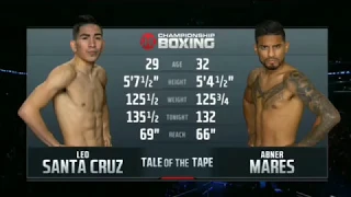 Leo Santa Cruz vs Abner Mares 2 (FULL FIGHT)