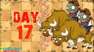 Plants vs Zombies 2 - Wild West - Day 17 [Zombie Bull, Don't Trample the Flowers] No Premium