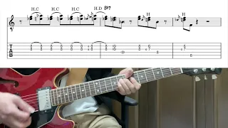 難易度★★★★【ギターソロ】Johnny B. Goode / Chuck Berry (Guitar Solo TAB)