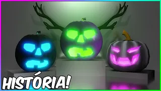 A HISTÓRIA dos itens MAIS TRADICIONAIS do Roblox! | Abóboras Sinisters, Sekkars e Pumpkin Heads!