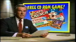 Cap'n Crunch Quaker Oats Breakfast Cereal Crunchium PC CD-Rom Video Game TV Commercial