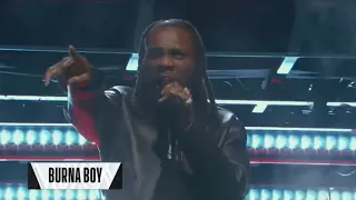 Burna Boy FULL Energetic Performance At The NBA Halftime.