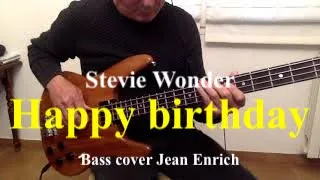 Happy birthday (Stevie Wonder) - Bass cover