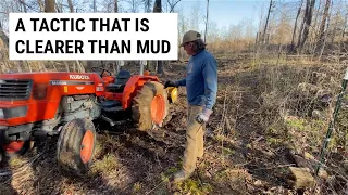 Easy Way to Get a Tractor Unstuck in Mud