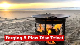 Forging A Plow Disc Trivet (Cowboy Wok, Discada, Sadj)