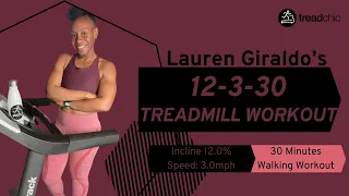 30 Minute Treadmill Workout For Weight Loss| 12-3-30 Shred Pounds With This Treadmill Workout!