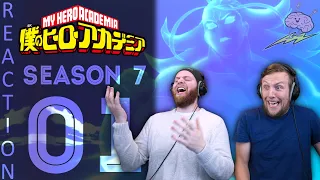 SOS Bros React - My Hero Academia Season 7 Episode 1 - A Big-Time Maverick from the West!