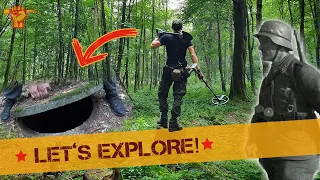 Hidden HATCH discovered in WW2 FOREST!