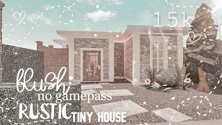 - cheap blush no gamepass rustic tiny house - 15k - || Roblox , Bloxburg ||