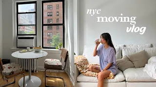 NYC MOVING VLOG 4 | settling in! new furniture + organizing the apt