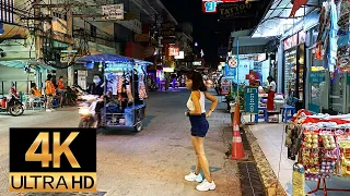 Pattaya4KWalk 2020.Soi BuaKhao NightScene.