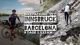 Bikepacking nach Barcelona von Innsbruck I 1.537km I 9 Tage am Fahrrad