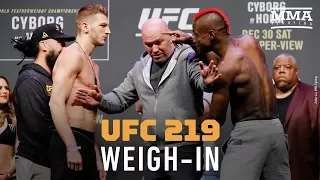 UFC 219 Ceremonial Weigh-Ins - MMA Fighting