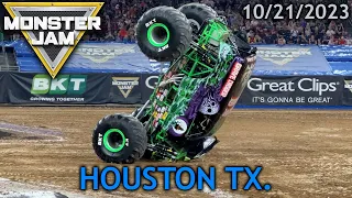 Monster Jam Houston TX. 2023, October 21st (Full Show) 4K 60fps