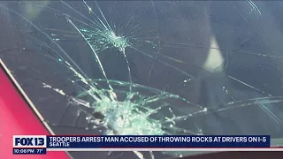 WSP arrest man accused of throwing rocks at drivers | FOX 13 Seattle