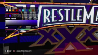 WWE 2K18_How to make WrestleMania 30 arena