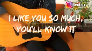 I like you so much, you'll know it - A love so beautiful (Acoustic Karaoke)