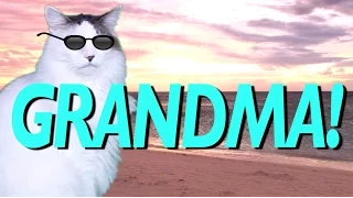 HAPPY BIRTHDAY GRANDMA! - EPIC CAT Happy Birthday Song